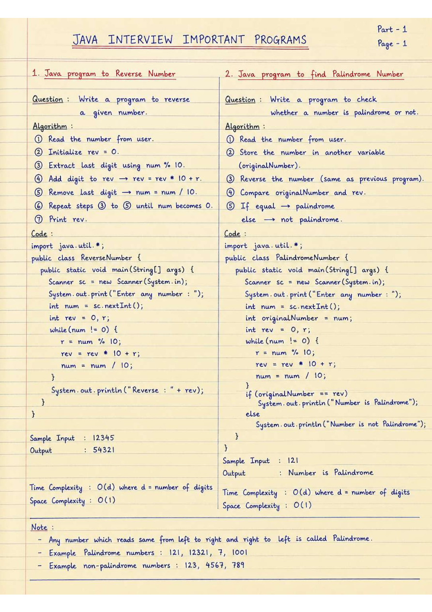 Preview of Java Interview Coding Questions